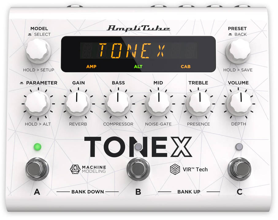 IK Multimedia AmpliTube TONEX Limited Edition Anniversary Amp Machine Modelling Pedal in White